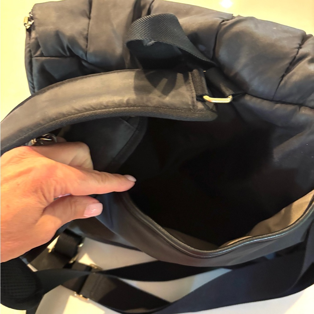 HAPP•black levy backpack diaper bag EUC - Picture 6 of 14